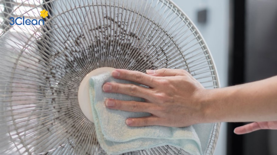 Bước 3: Làm sạch lưới bảo vệ