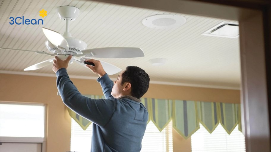 Bước 6: Hoàn tất và kiểm tra quạt trần