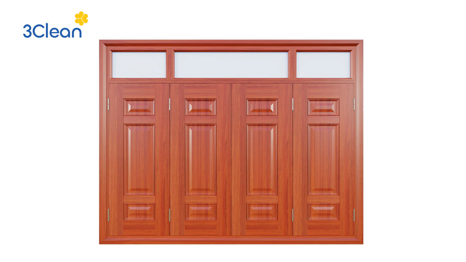 Nên để cửa gỗ khô hoàn toàn tránh gây ẩm mốc