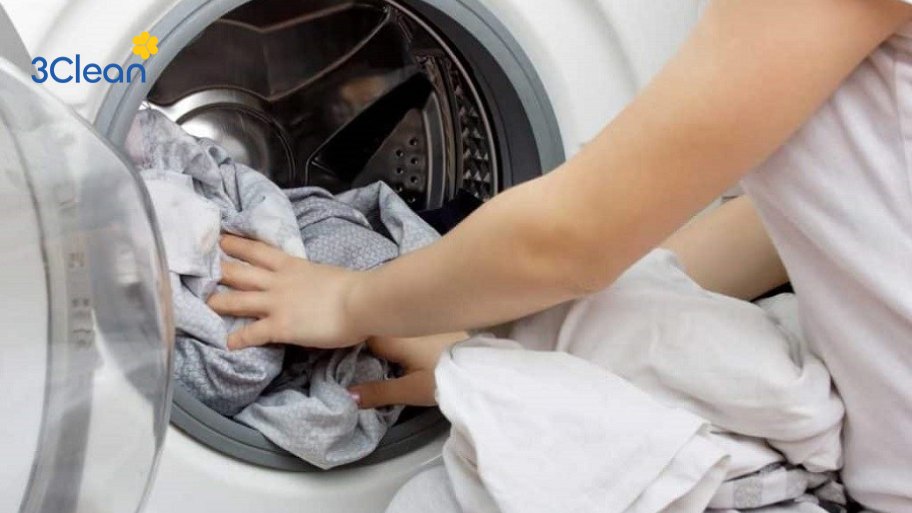 Giặt rèm vải bằng máy giặt