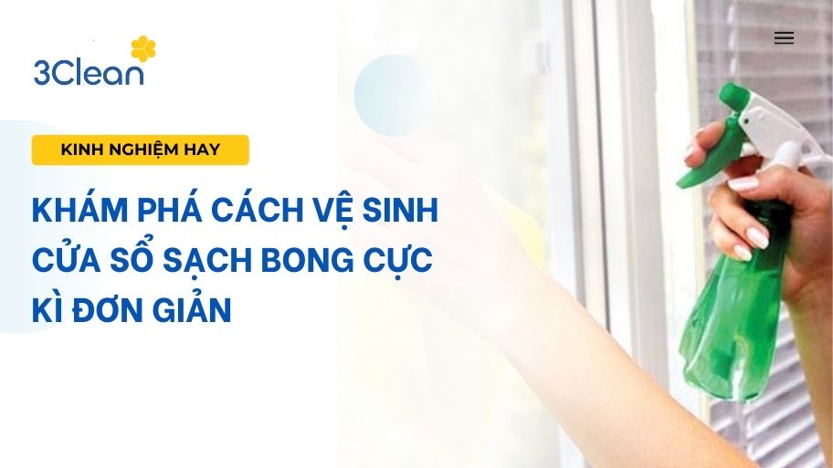 cách vệ sinh cửa sổ