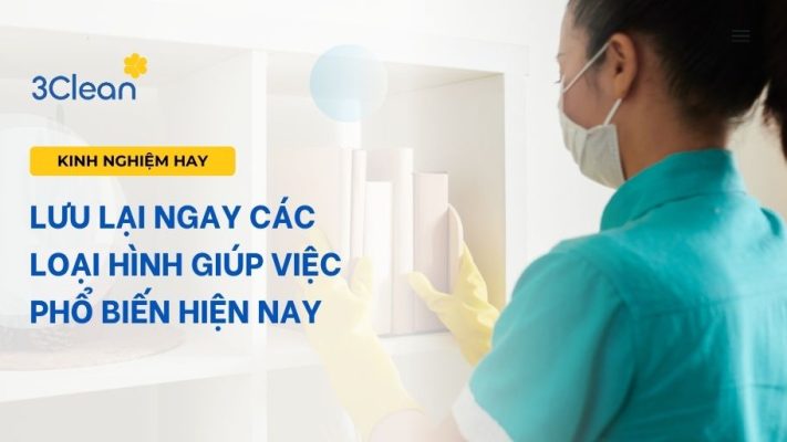 Lưu lại ngay các loại hình giúp việc phổ biến hiện nay