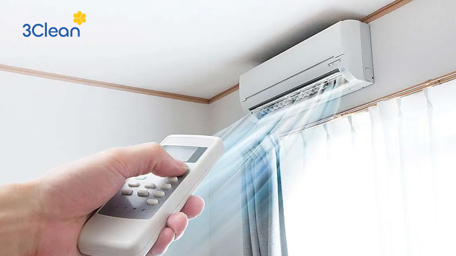 Điều hòa giúp giảm độ ẩm trong không khí giúp nền nhà khô ráo
