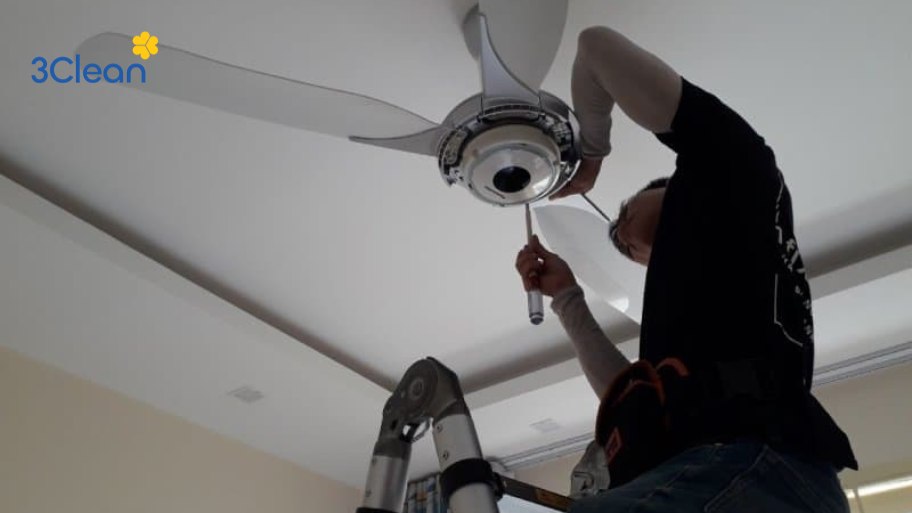Một số lưu ý khi vệ sinh quạt trần