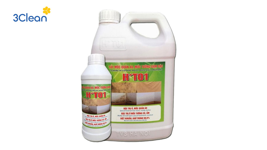 Các loại chất tẩy mốc giúp ngăn ngừa sự phát triển của ẩm mốc về sau