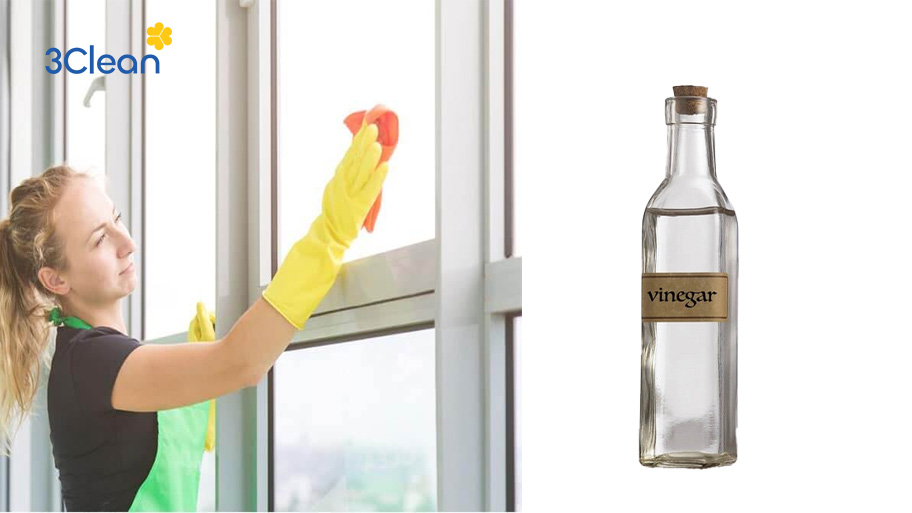 Giấm giúp tẩy đi những vết bẩn cứng đầu mà không ảnh hưởng tới bề mặt gỗ