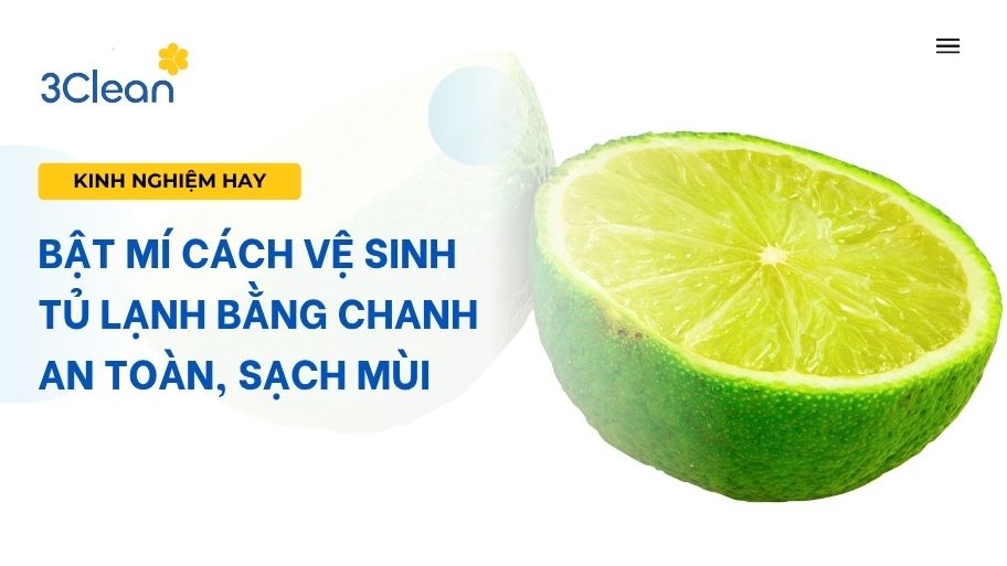 Bật mí cách vệ sinh tủ lạnh bằng chanh an toàn, sạch mùi