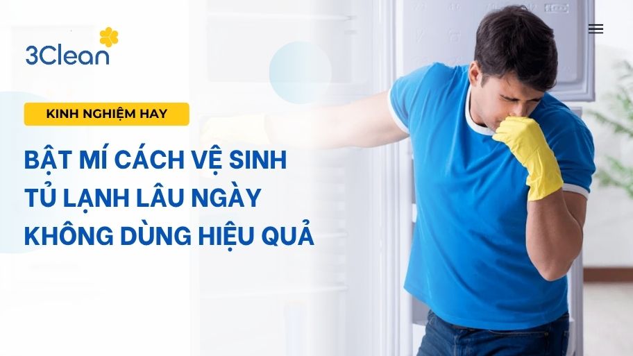cách vệ sinh tủ lạnh lâu ngày không dùng