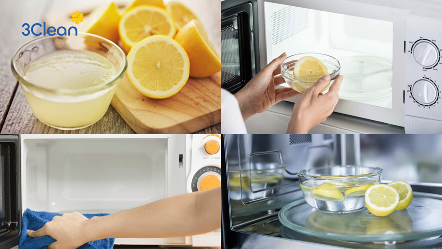 Cách vệ sinh lò vi sóng bằng chanh đơn giản tại nhà Các bước vệ sinh lò vi sóng bằng chanh