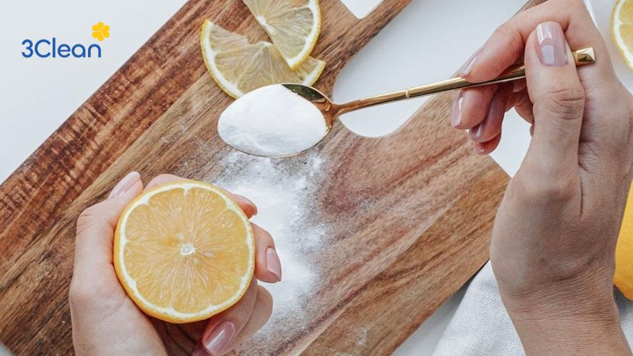 Cách vệ sinh thớt với chanh và muối
