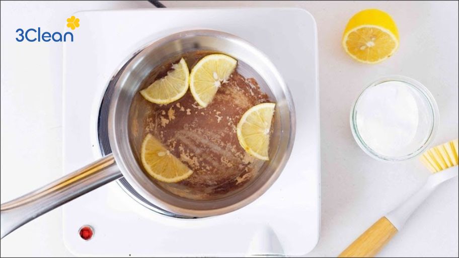 Cách làm sạch chảo inox bằng chanh