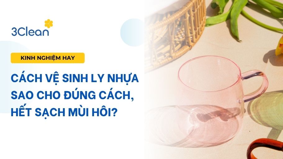 Hướng dẫn cách vệ sinh ly nhựa hiệu quả, sạch như mới Cách vệ sinh ly nhựa sao cho đúng cách, hết sạch mùi hôi?