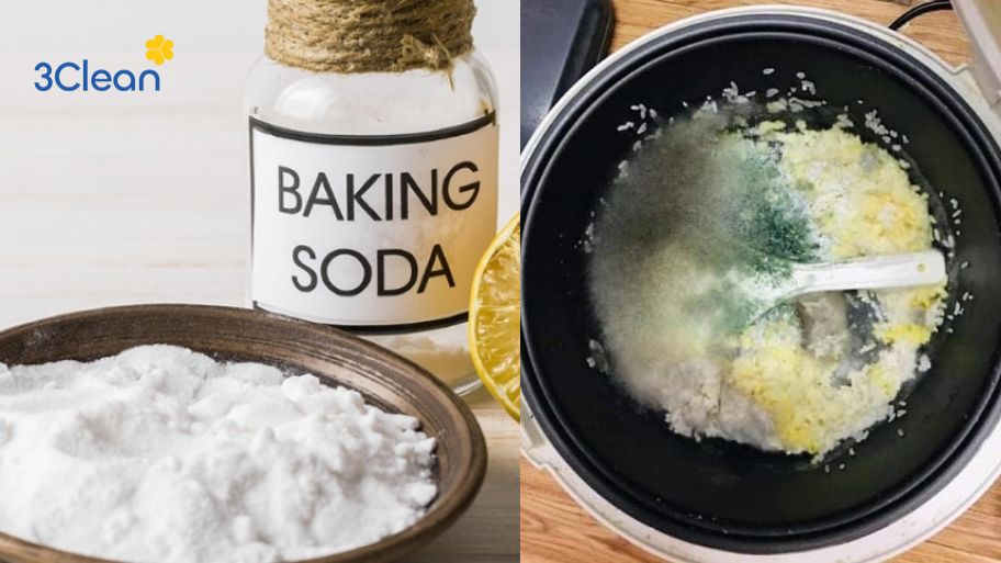 Lưu ngay 4 cách vệ sinh nồi cơm điện bị mốc đơn giản, nhanh chóng Cách vệ sinh nồi cơm điện bị mốc bằng baking soda