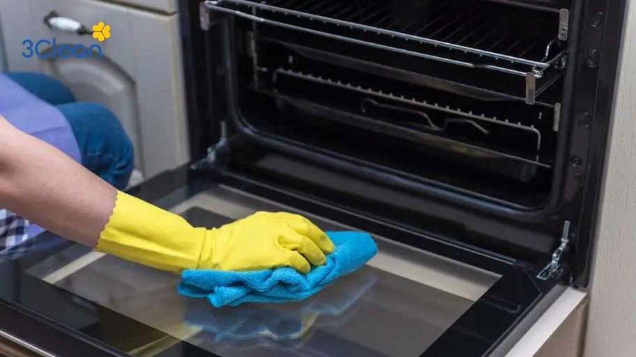 Bỏ túi ngay 2 cách vệ sinh cửa kính lò nướng sạch sẽ, sáng bóng Chuẩn bị dụng cụ vệ sinh lò nướng không tháo mặt kính