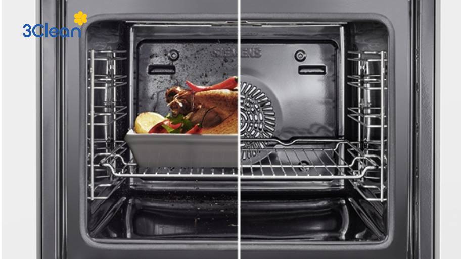 Bỏ túi 7 cách vệ sinh lò nướng đơn giản, đúng cách Tính năng tự làm sạch (self-cleaning) giúp lò nướng đốt cháy cặn bẩn ở nhiệt độ cao.