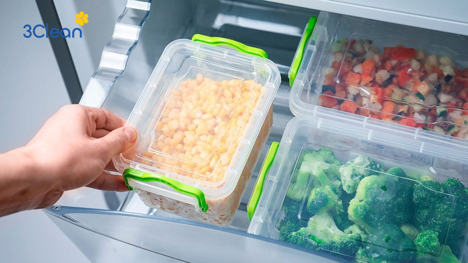 Tiến hành cắm điện tủ và sắp xếp thực phẩm đúng vị trí vào tủ lạnh