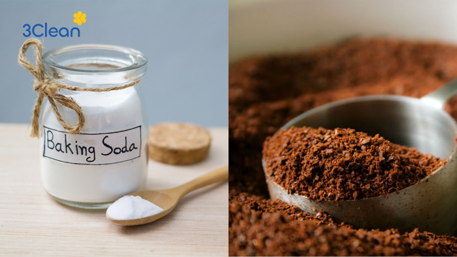 Bỏ baking soda và bột cà phê vào ngăn đông để khử mùi hôi từ tủ lạnh