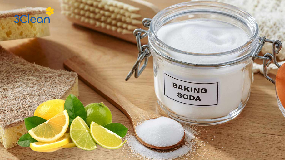 4 Cách vệ sinh lò vi sóng bằng baking soda đơn giản, sáng bóng Chanh và baking soda giúp loại bỏ những vết bẩn cứng đầu