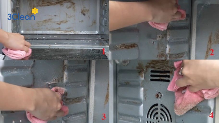 Bật mí 6 cách làm sạch lò nướng bằng baking soda và giấm, đơn giản Vệ sinh lò nướng bằng nước ấm