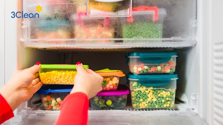 Chuẩn bị các hộp đựng để đựng các thực phẩm