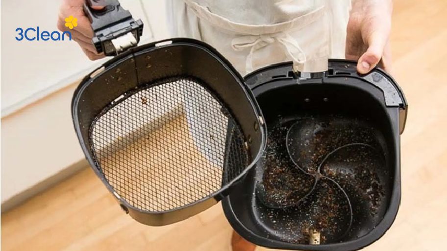 Bỏ túi 6 cách vệ sinh nồi chiên không dầu đơn giản, đúng cách Lưu ý khi vệ sinh nồi chiên không dầu