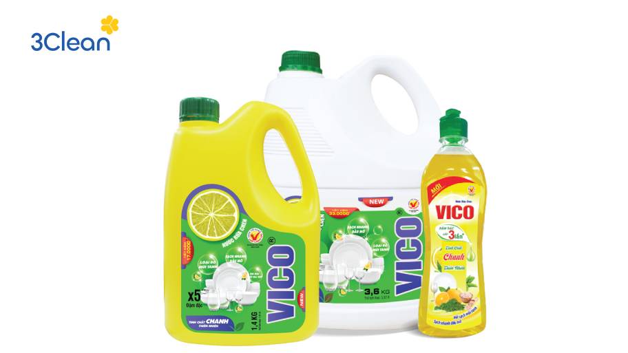 Kết hợp nước rửa chén và nước nóng để làm mềm và đánh bay vết bẩn nhanh chóng.