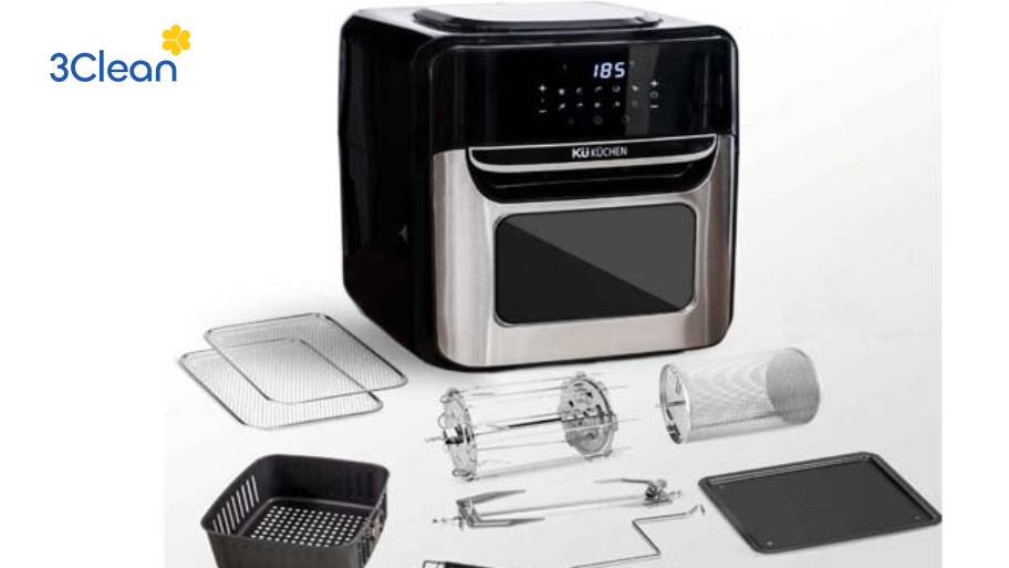 4 Cách tháo nồi chiên không dầu để vệ sinh đơn giản, đúng cách Tháo rời các bộ phận của nồi chiên không dầu để vệ sinh theo đúng hướng dẫn, giúp làm sạch toàn diện, loại bỏ dầu mỡ và đảm bảo nồi hoạt động hiệu quả, bền bỉ.