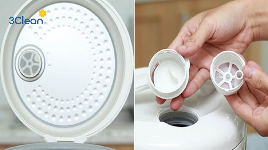 Mách nhỏ bạn 3 cách vệ sinh nồi cơm điện an toàn, hiệu quả Hướng dẫn cách vệ sinh nồi cơm điện có nắp liền