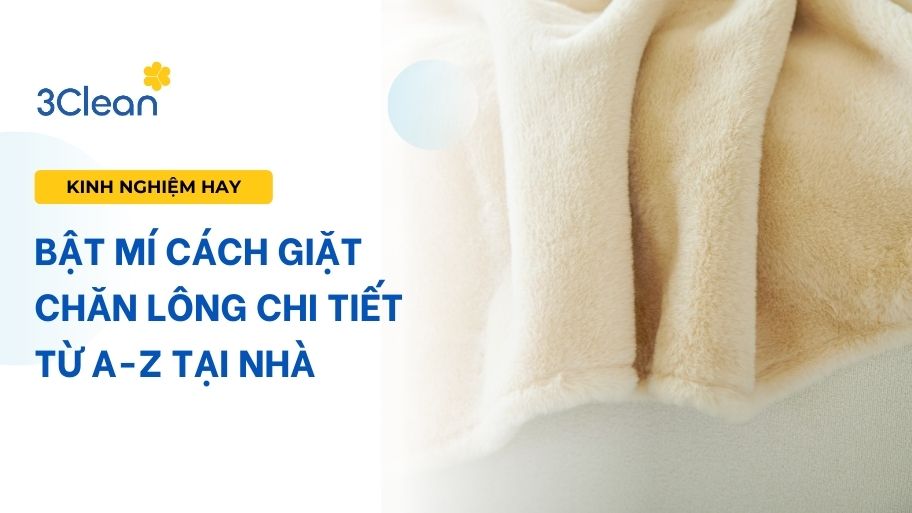 Bật mí cách giặt chăn lông chi tiết từ A-Z tại nhà
