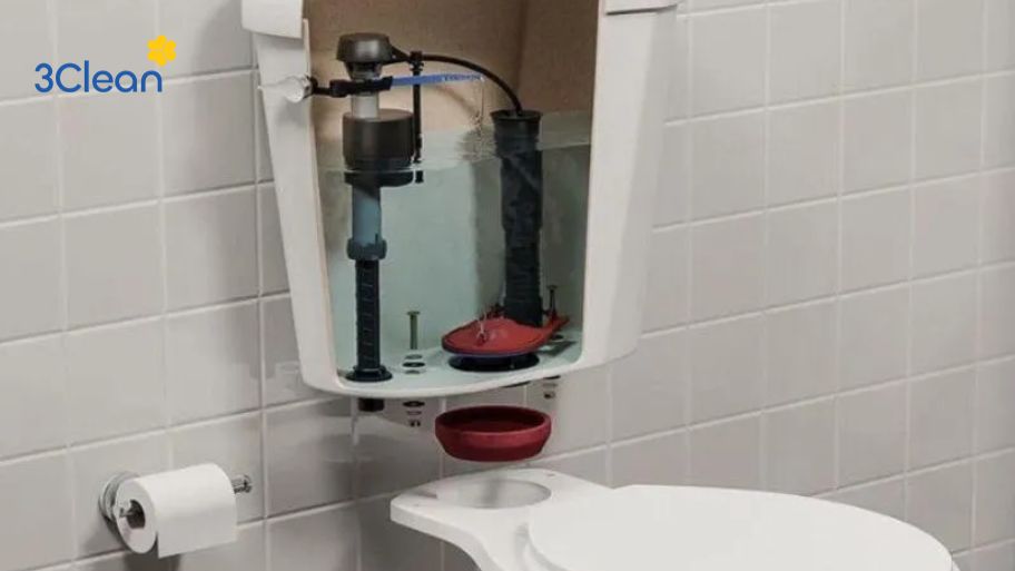 Bể chứa nước gặp vấn đề làm bồn cầu bị rỉ nước