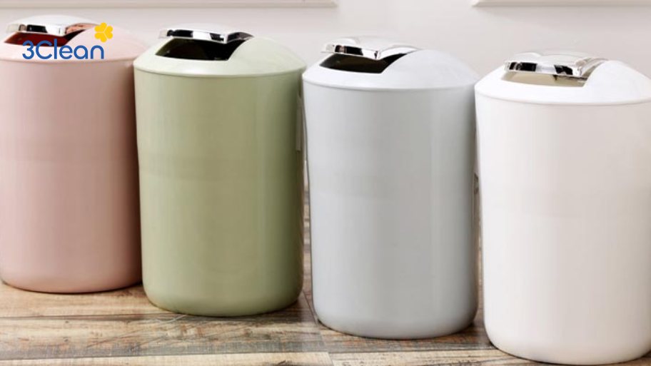 Hướng dẫn cách vệ sinh thùng rác nhanh chóng, hiệu quả ngay tại nhà Bước 7: Lau khô hoặc để thùng rác khô tự nhiên