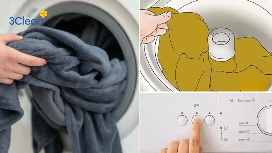 Hướng dẫn giặt chăn lông bằng máy giặt