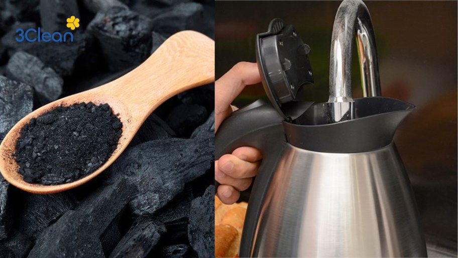Hướng dẫn cách vệ sinh ấm siêu tốc bằng than hoạt tính