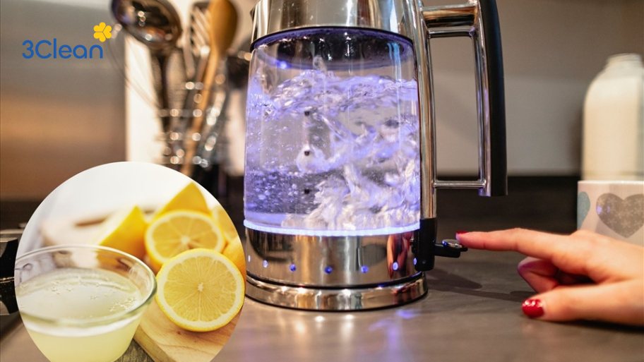 Cách vệ sinh ấm siêu tốc mới mua bằng chanh