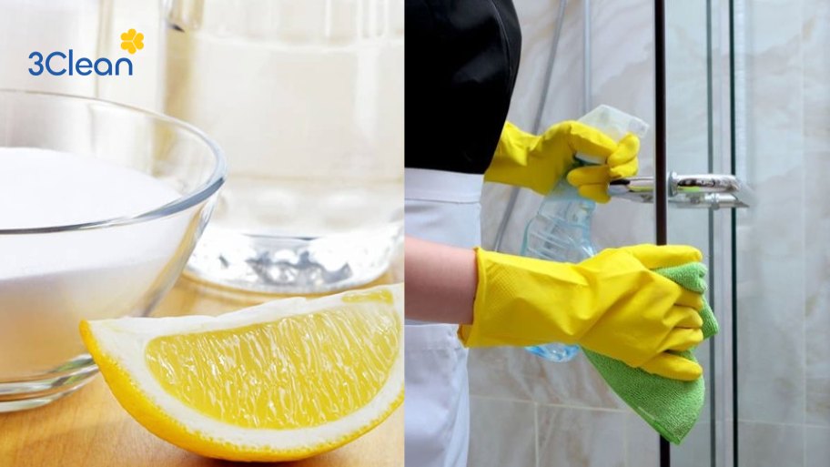 Cách vệ sinh kính nhà tắm bằng chanh tươi