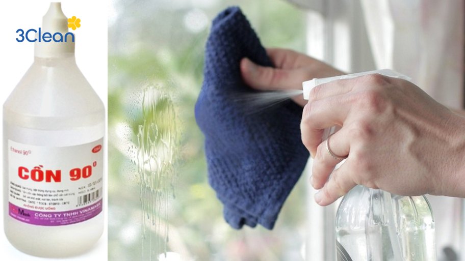Cách vệ sinh kính nhà tắm, các vết váng mờ với cồn y tế