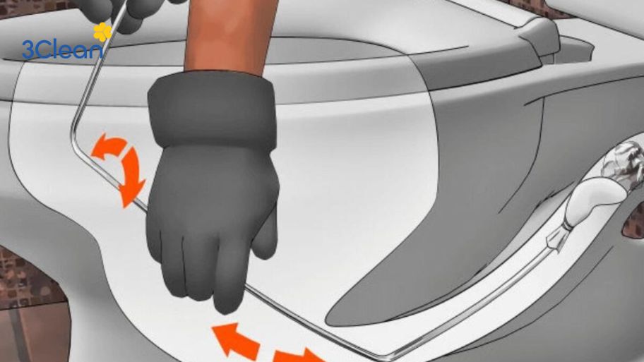 Hướng dẫn thông tắc bồn cầu bị nghẹt bằng móc phơi quần áo