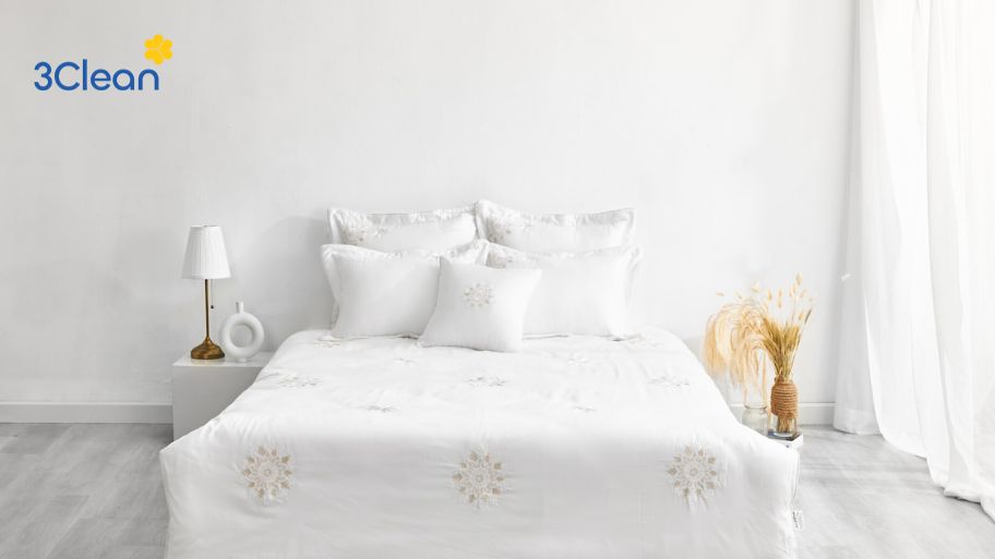 Cách vệ sinh drap Tencel có thêu hoa văn