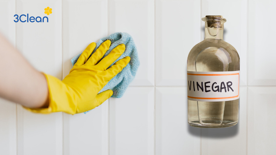 Mách bạn 5 cách làm sạch tường nhà tắm sạch sẽ, sáng bóng Giấm trắng giữ cho tường nhà tắm có mùi dễ chịu và sạch sẽ
