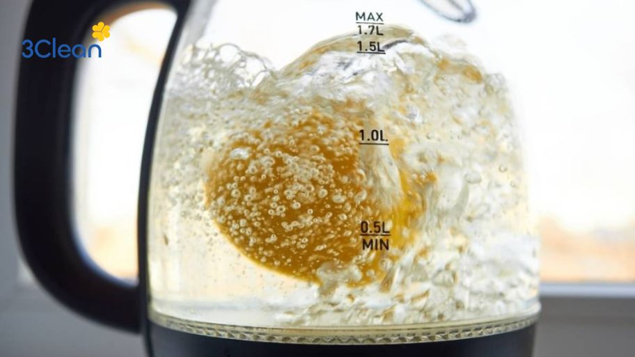 Phải làm sạch cặn canxi ấm siêu tốc nhằm đảm bảo nước uống an toàn