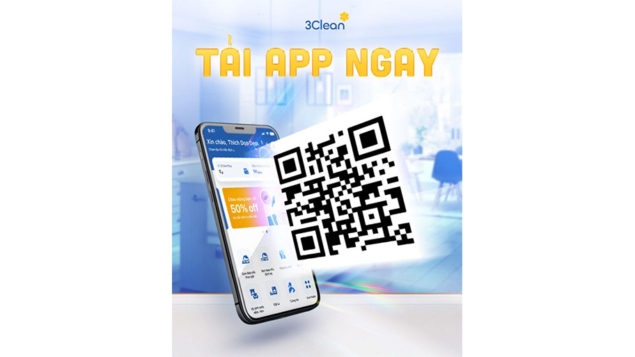 App giúp việc theo giờ Đà Nẵng - 3Clean uy tín, hiệu quả