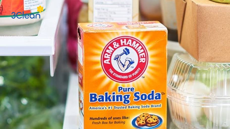 Baking soda là nguyên liệu khử mùi hôi hiệu quả