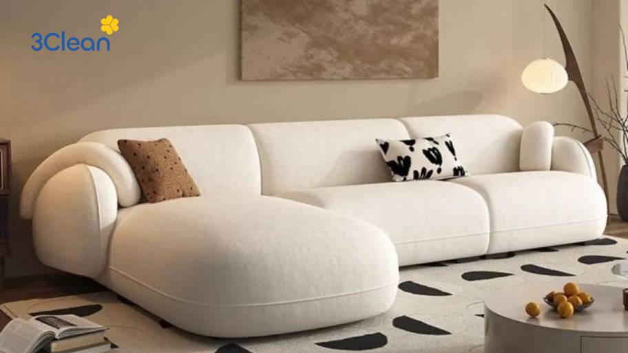 Để ghế sofa khô tự nhiên, tránh ánh nắng trực tiếp