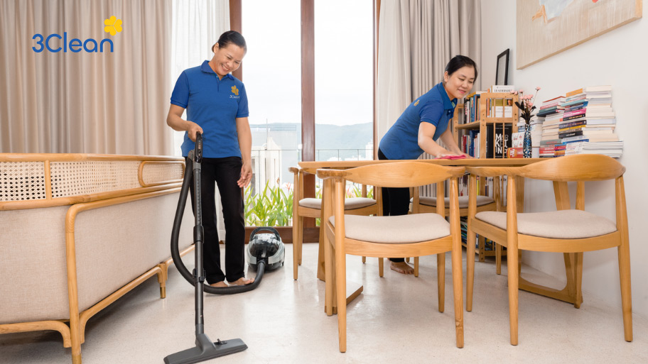 Đội ngũ chuyên nghiệp của công ty giúp việc 3Clean luôn sẵn sàng đồng hành cùng mọi gia đình
