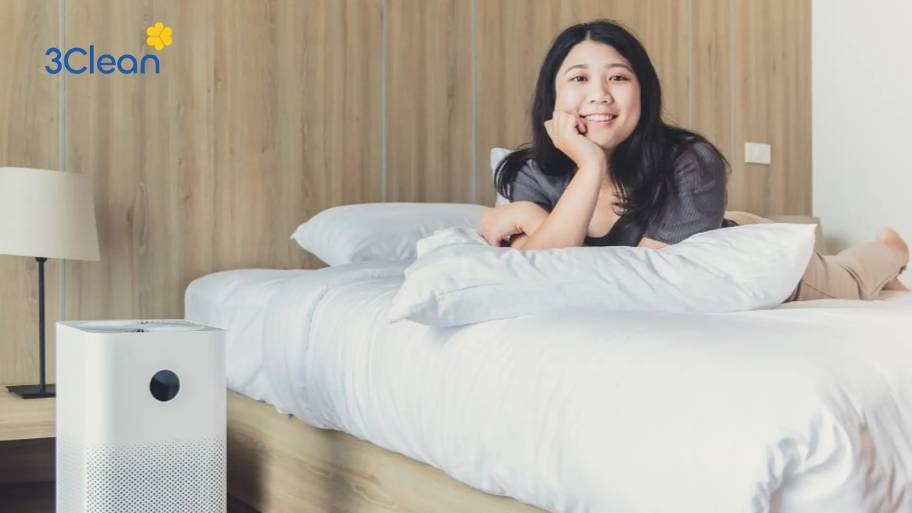 Làm sạch mùi tại khu vực phòng ngủ