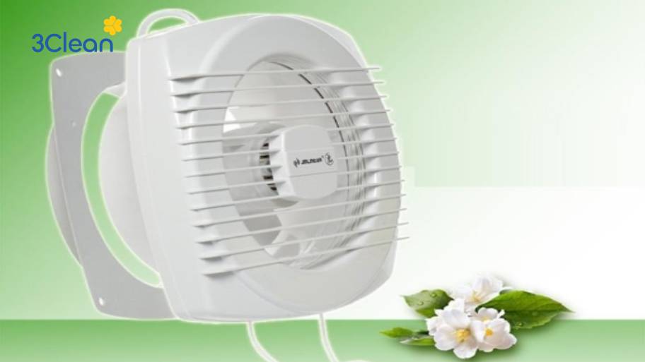 Sử dụng quạt thông gió để khử mùi hôi trong nhà