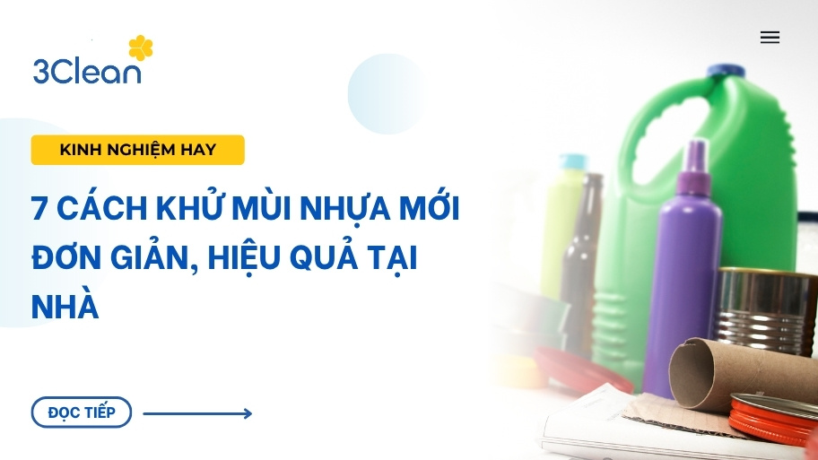 cách khử mùi nhựa mới