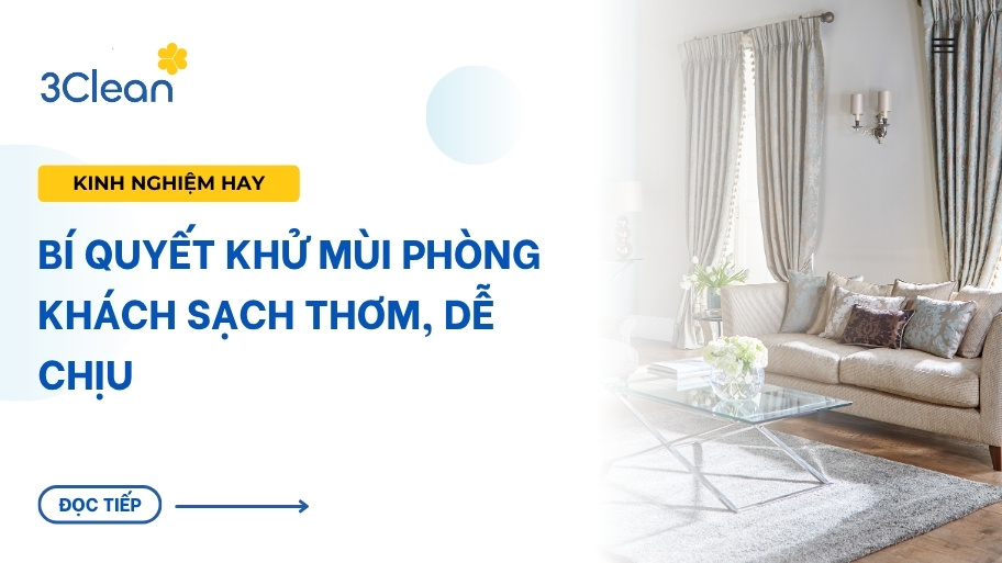 khử mùi phòng khách