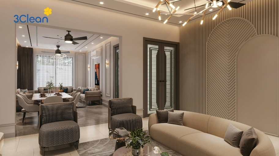 Tăng cường hệ thống máy hút trong khu vực bếp để hạn chế mùi gây khó chịu qua phòng khách