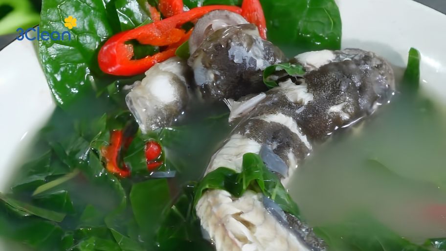Cá bớp nấu lá lốt